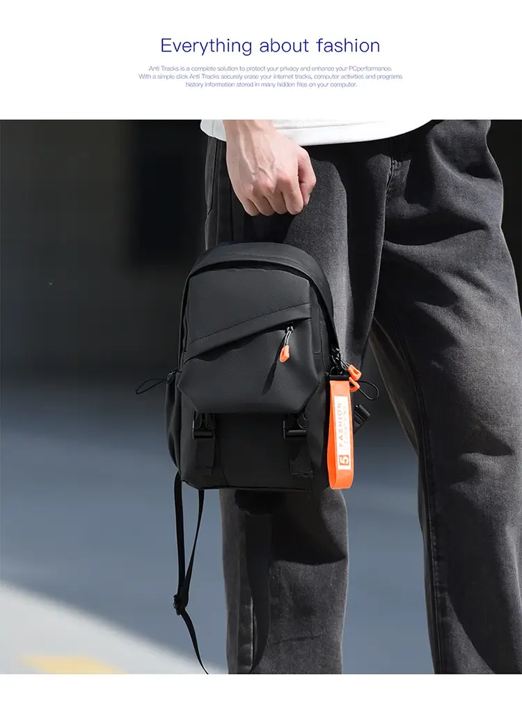 Men's Waterproof Crossbody Backpack for School & Outdoor Use — feature 16