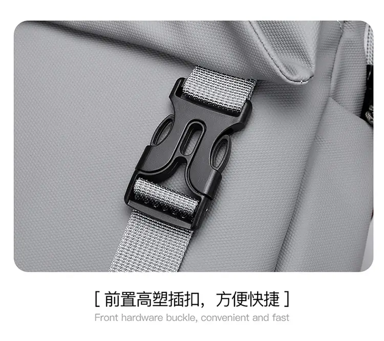 Men's Waterproof Crossbody Backpack for School & Outdoor Use — feature 30
