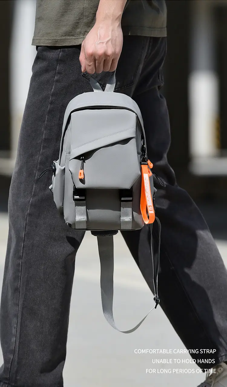 Men's Waterproof Crossbody Backpack for School & Outdoor Use — feature 4