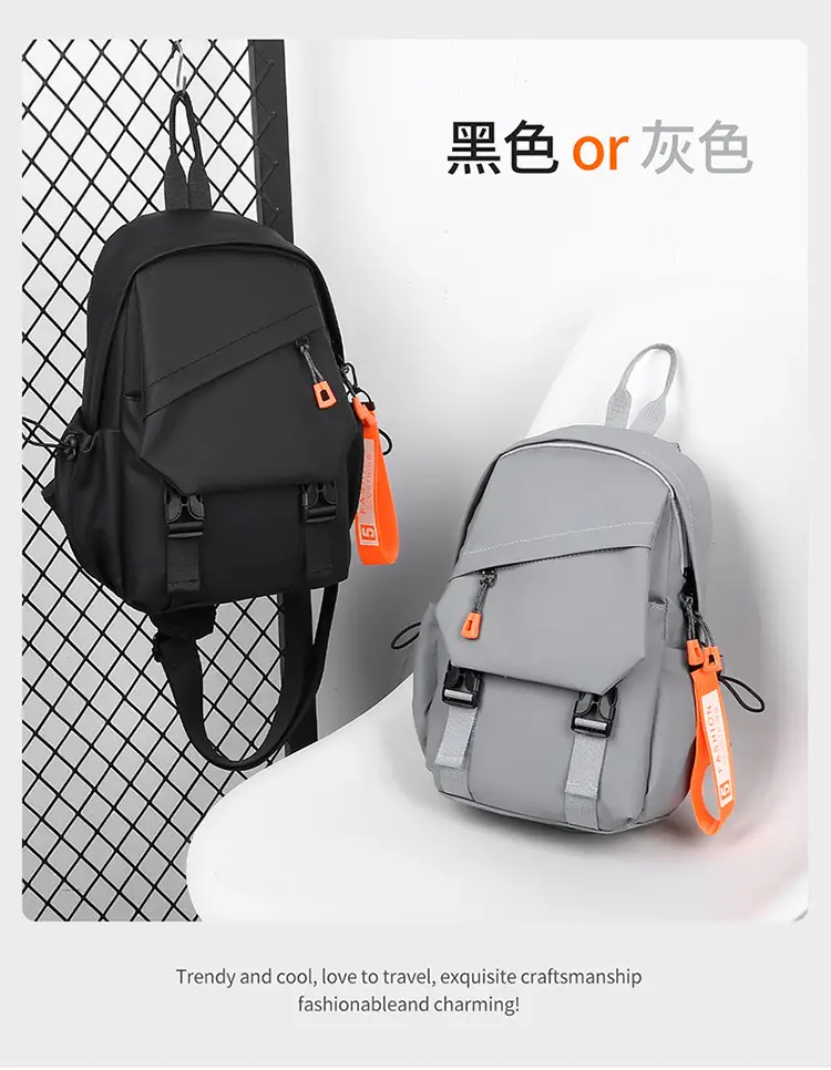Men's Waterproof Crossbody Backpack for School & Outdoor Use — feature 7