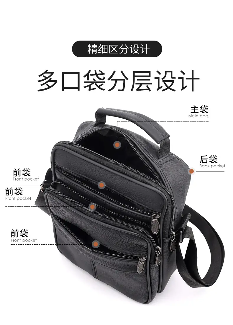Men's Multi-Color Crossbody Bag 2025 New Style — feature 10