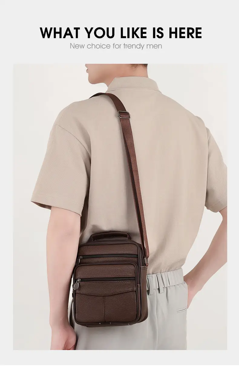 Men's Multi-Color Crossbody Bag 2025 New Style — feature 24