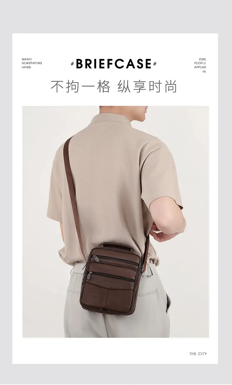 Men's Multi-Color Crossbody Bag 2025 New Style — feature 5
