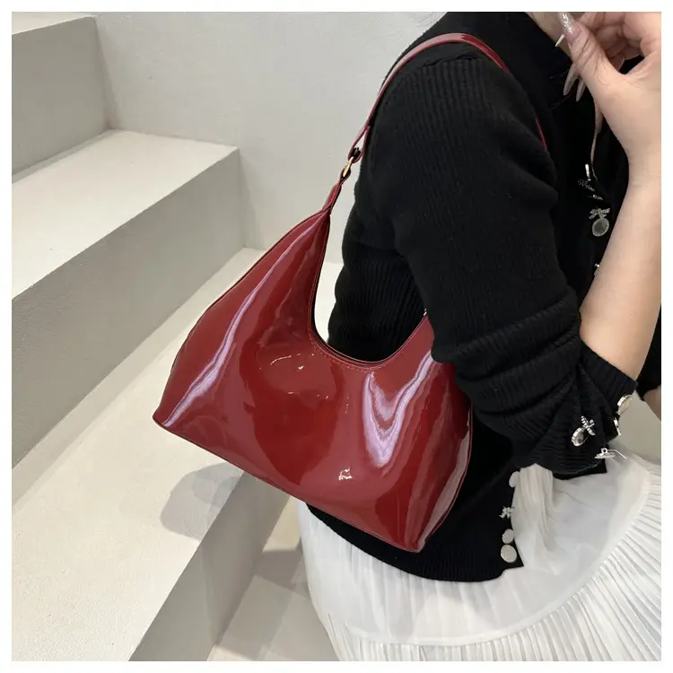 Light Patent Leather Shoulder Bag for Women — feature 10