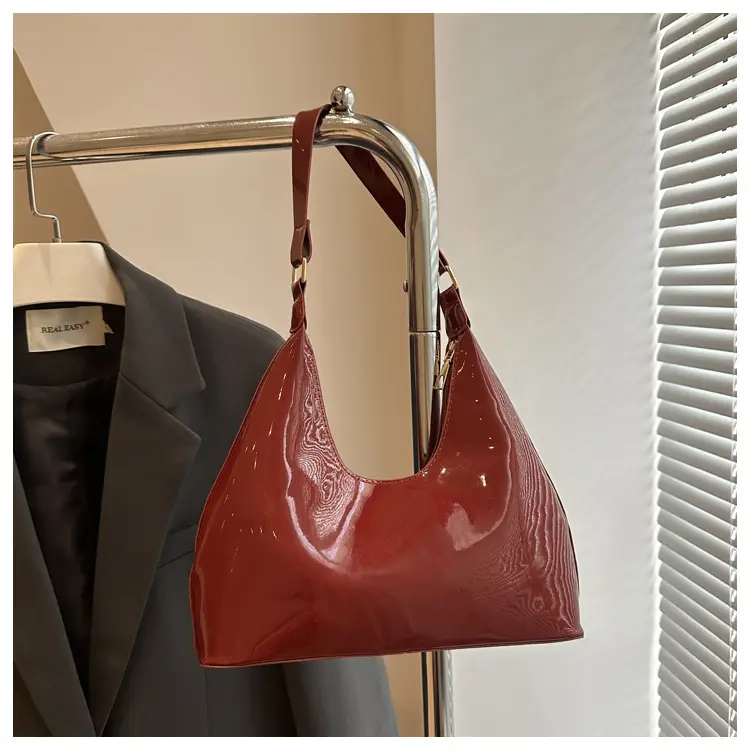 Light Patent Leather Shoulder Bag for Women — feature 20