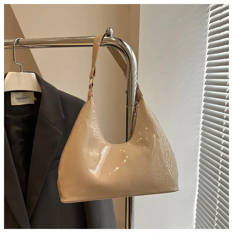 Light Patent Leather Shoulder Bag for Women — feature 22