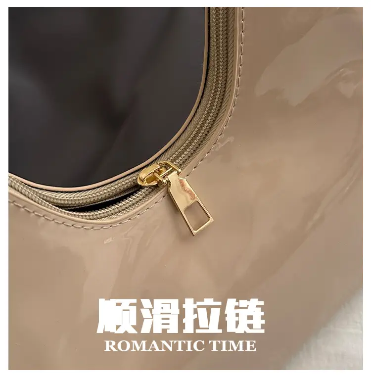Light Patent Leather Shoulder Bag for Women — feature 5