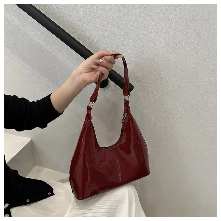 Light Patent Leather Shoulder Bag for Women — feature 9