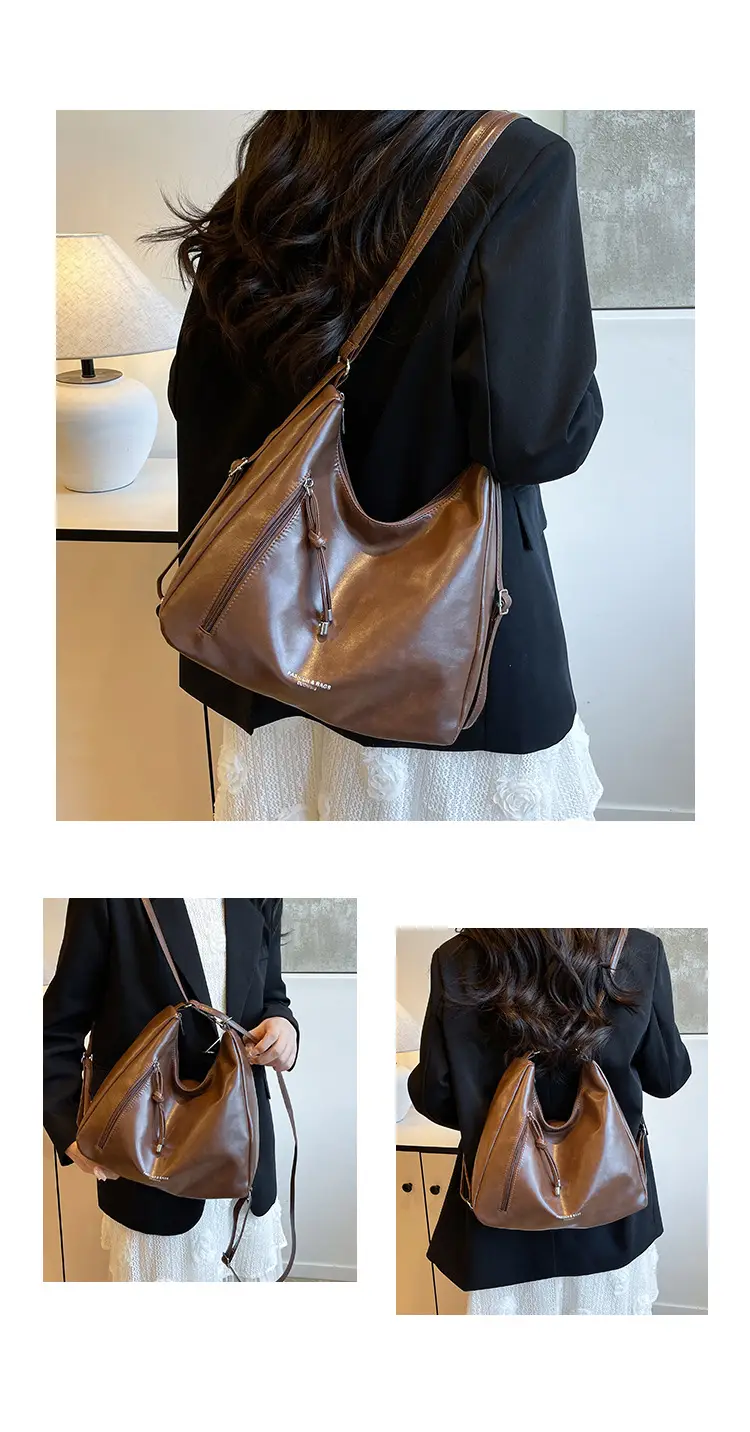 2026 Cross-Border Leather Shoulder Bag Large Capacity — feature 10