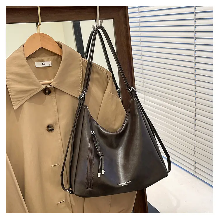2026 Cross-Border Leather Shoulder Bag Large Capacity — feature 19