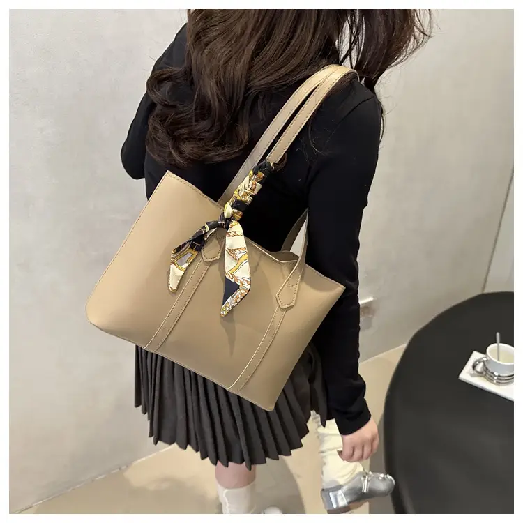 Brown Leather Shoulder Bag for Women College Student — feature 15