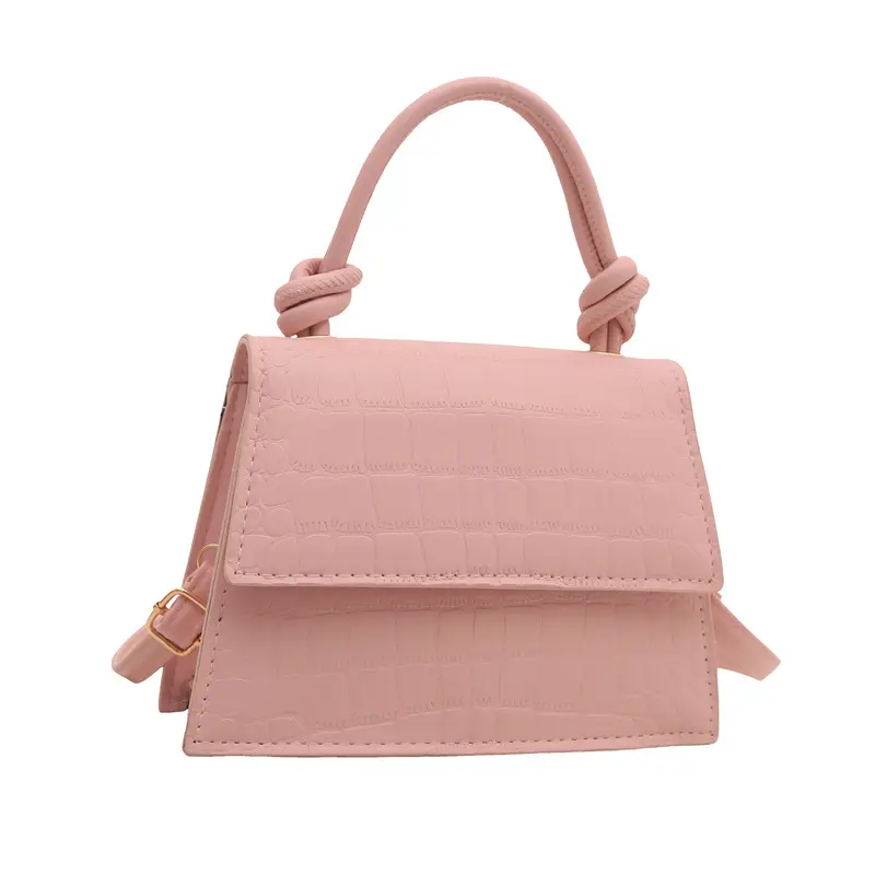 Women's 2025 Pure Color Square Handbag Niche Design - Image 9