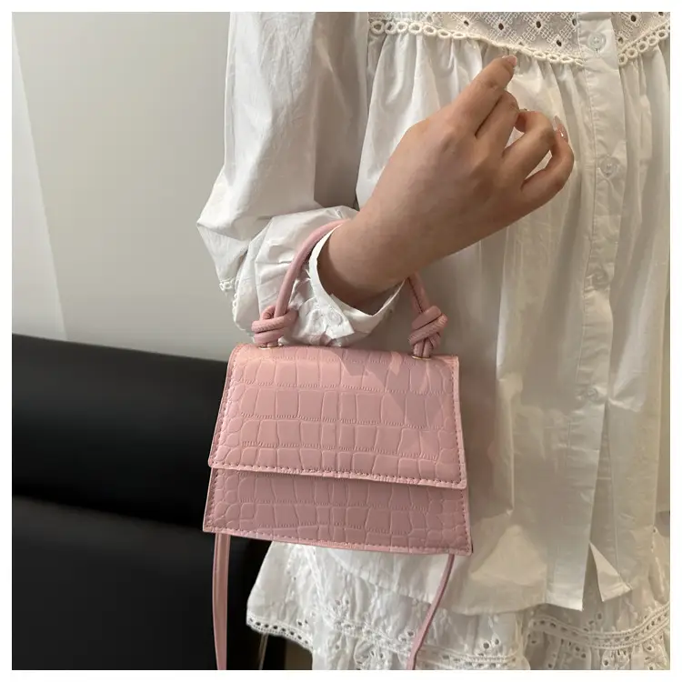 Women's 2025 Pure Color Square Handbag Niche Design — feature 13