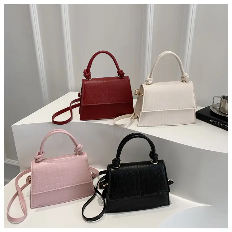 Women's 2025 Pure Color Square Handbag Niche Design — feature 21