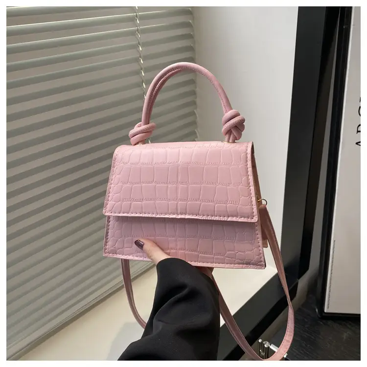 Women's 2025 Pure Color Square Handbag Niche Design — feature 23