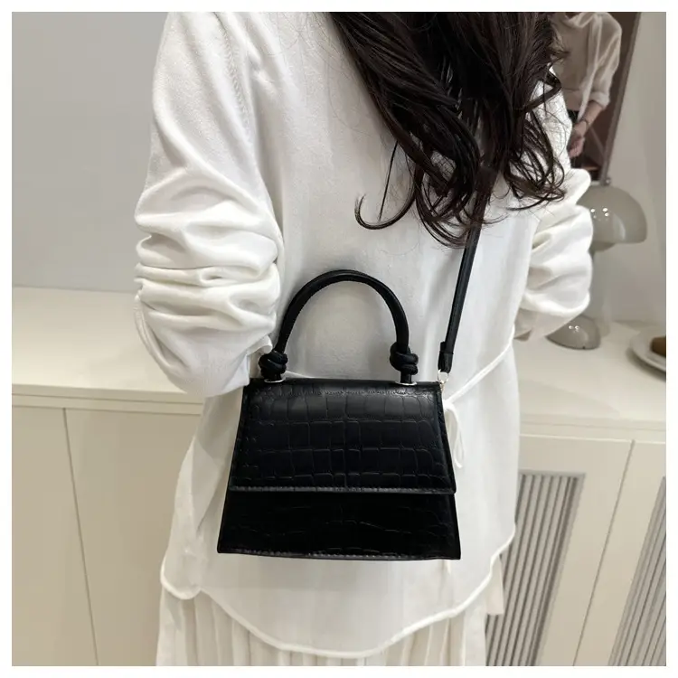 Women's 2025 Pure Color Square Handbag Niche Design — feature 9