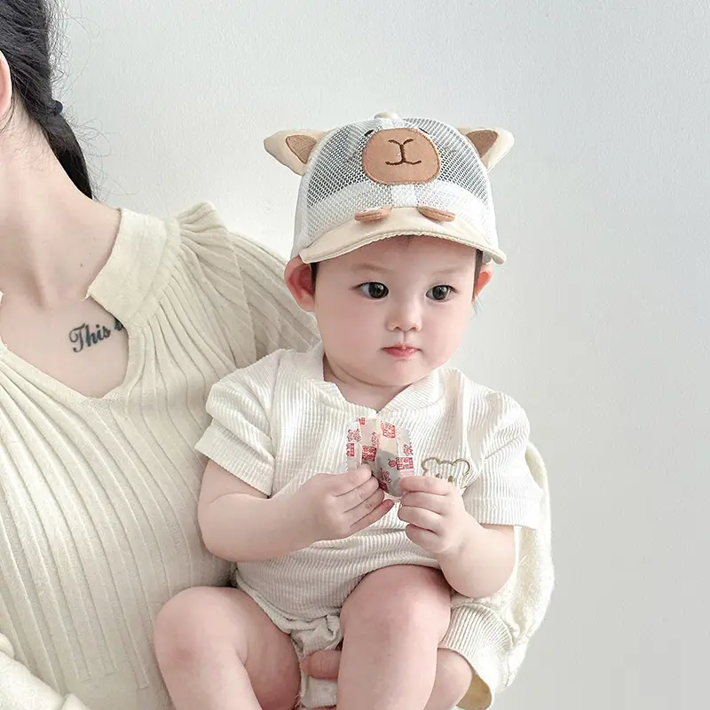 Baby Cap Sunshade Cap Breathable Mesh Cap - Image 5