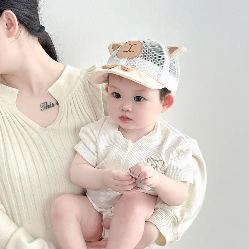 Baby Cap Sunshade Cap Breathable Mesh Cap - Image 6