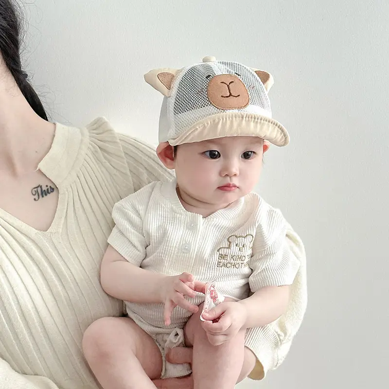 Baby Cap Sunshade Cap Breathable Mesh Cap - Image 7