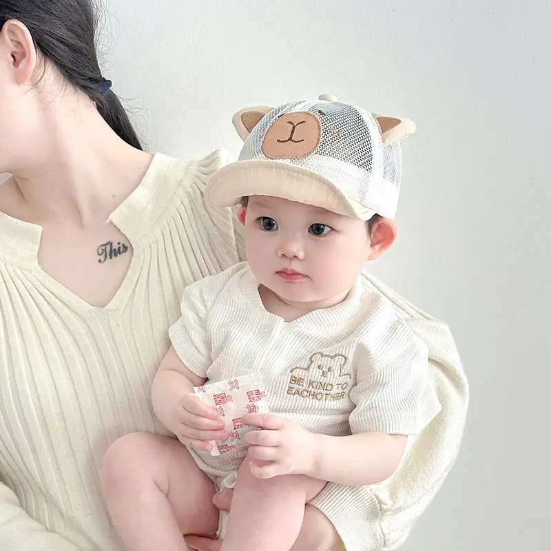 Baby Cap Sunshade Cap Breathable Mesh Cap - Image 8