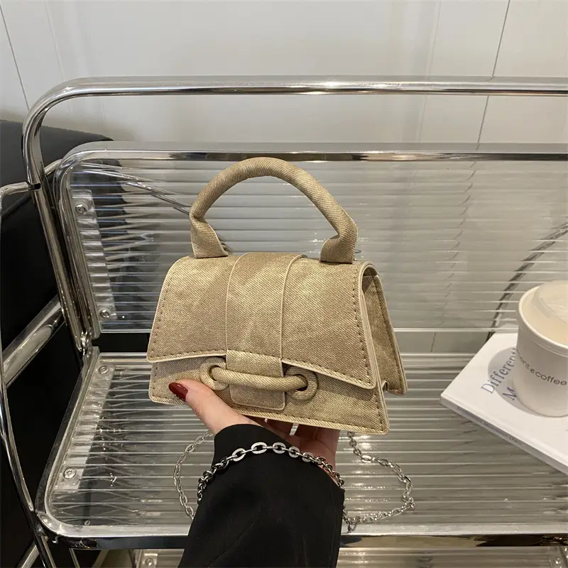 Light Grey Shoulder Crossbody Handbag for Women - Image 8