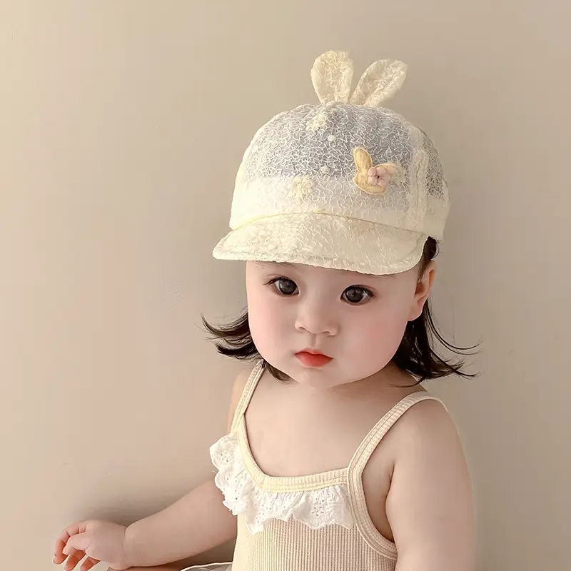 Sweet Baby Bunny Cap Summer Hats - Image 4
