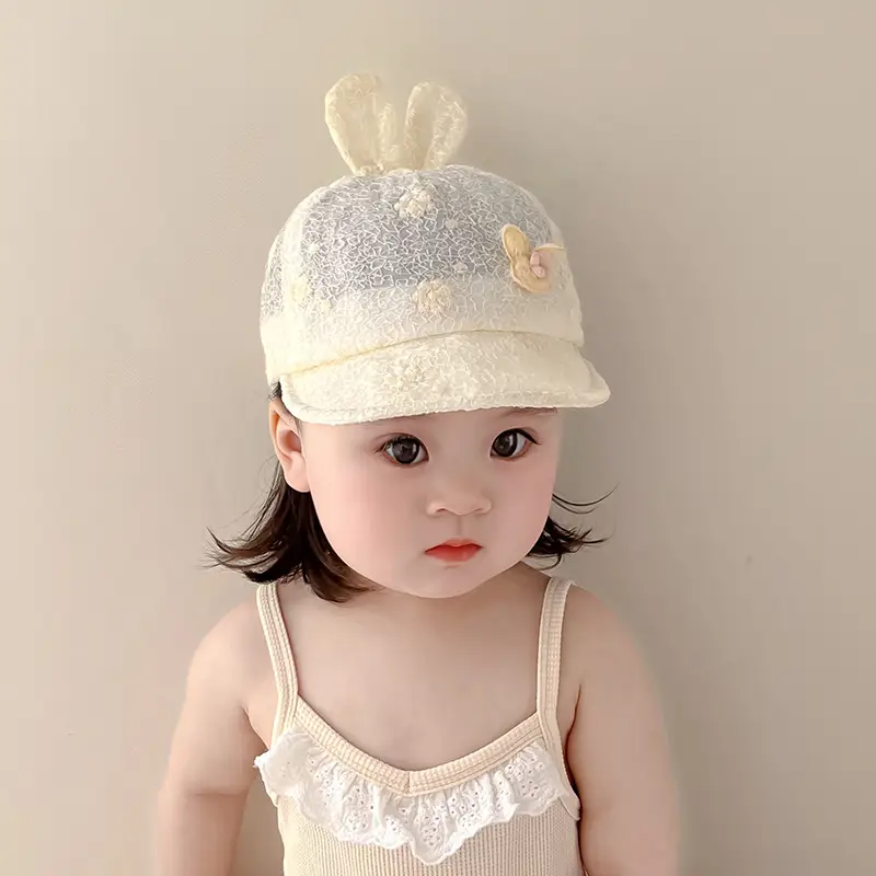 Sweet Baby Bunny Cap Summer Hats - Image 5