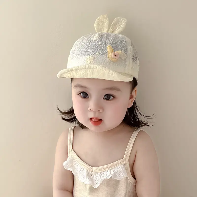 Sweet Baby Bunny Cap Summer Hats - Image 7
