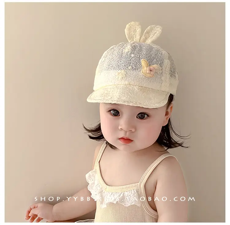 Sweet Baby Bunny Cap Summer Hats — feature 2