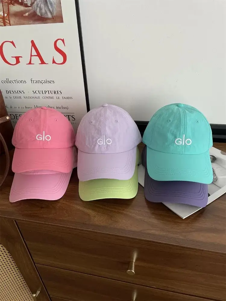 Glo New Jersey Baseball Cap Women Spring Summer Casual All-match Face Showing Small Cap Sunscreen Hat — feature 1