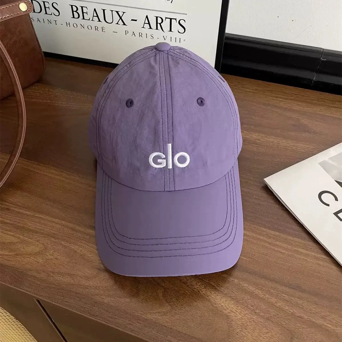 Glo New Jersey Baseball Cap Women Spring Summer Casual All-match Face Showing Small Cap Sunscreen Hat — feature 4