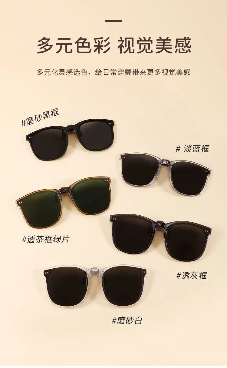 Clip-On Polarized Sunglasses for Men Women Myopia β feature 6