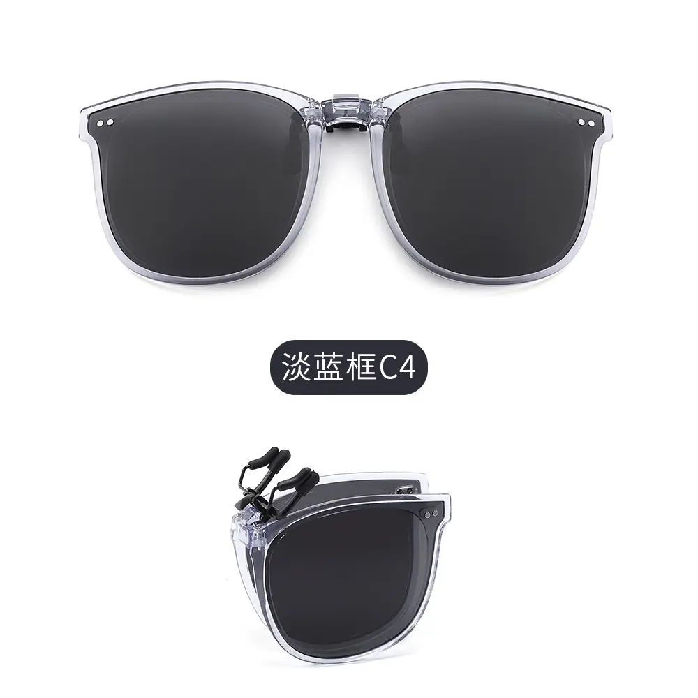 Clip-On Polarized Sunglasses for Men Women Myopia - Image 1