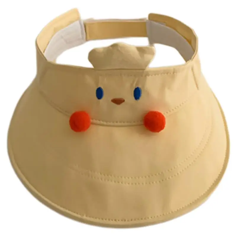 Baby Sun Hat with Duck Tongue & Large Bristle Pink