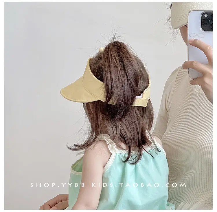 Baby Sun Hat with Duck Tongue & Large Bristle Pink — feature 5