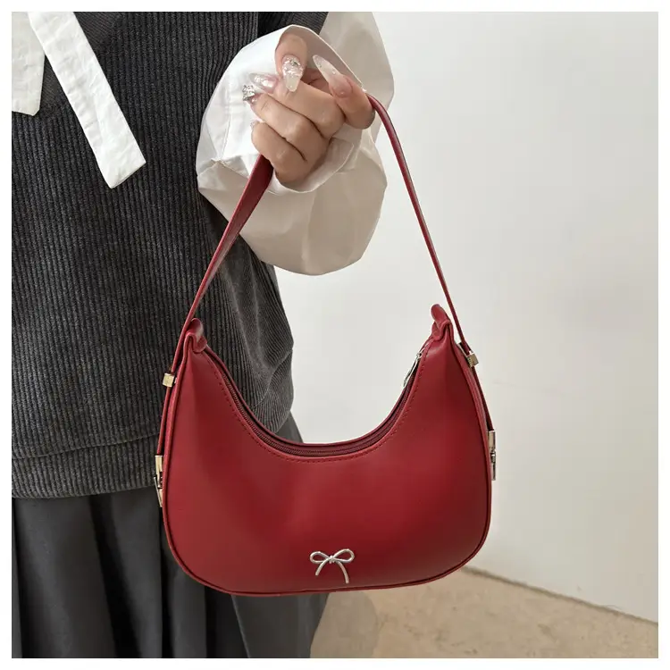 Red Textured Crossbody Bag for Women 2025 — feature 16