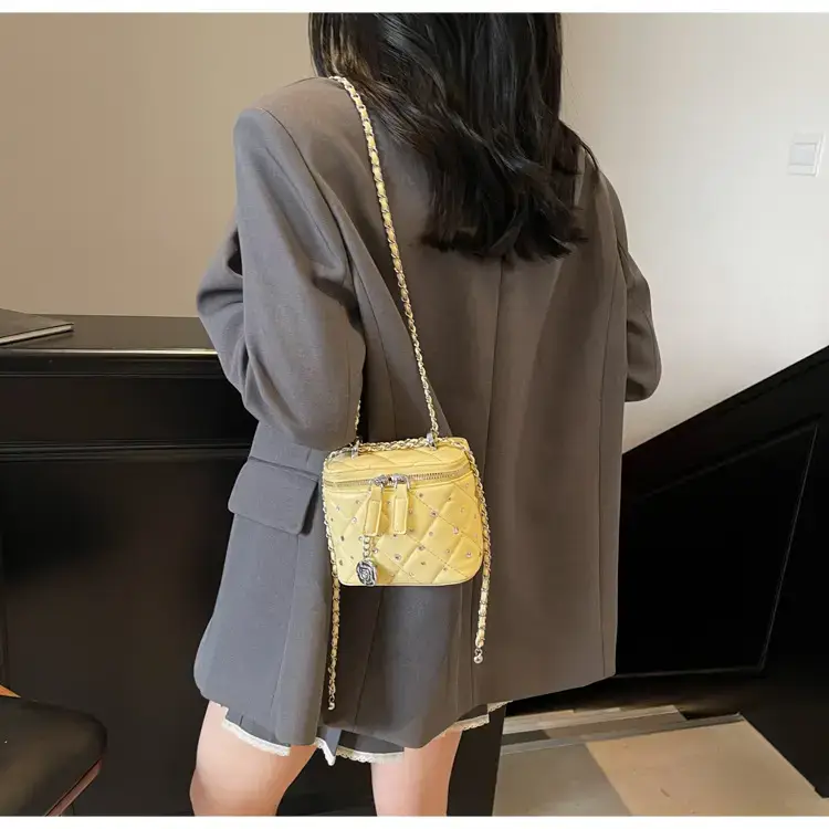 Studded Mini Crossbody Bag with Chain Strap — feature 18