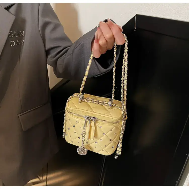 Studded Mini Crossbody Bag with Chain Strap — feature 20