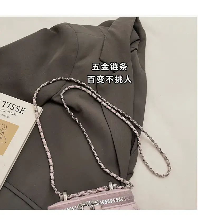 Studded Mini Crossbody Bag with Chain Strap — feature 4