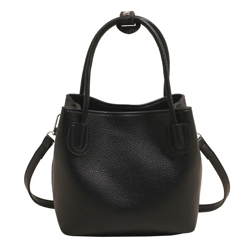 Women Crossbody Bag Black Leather Summer Commuter