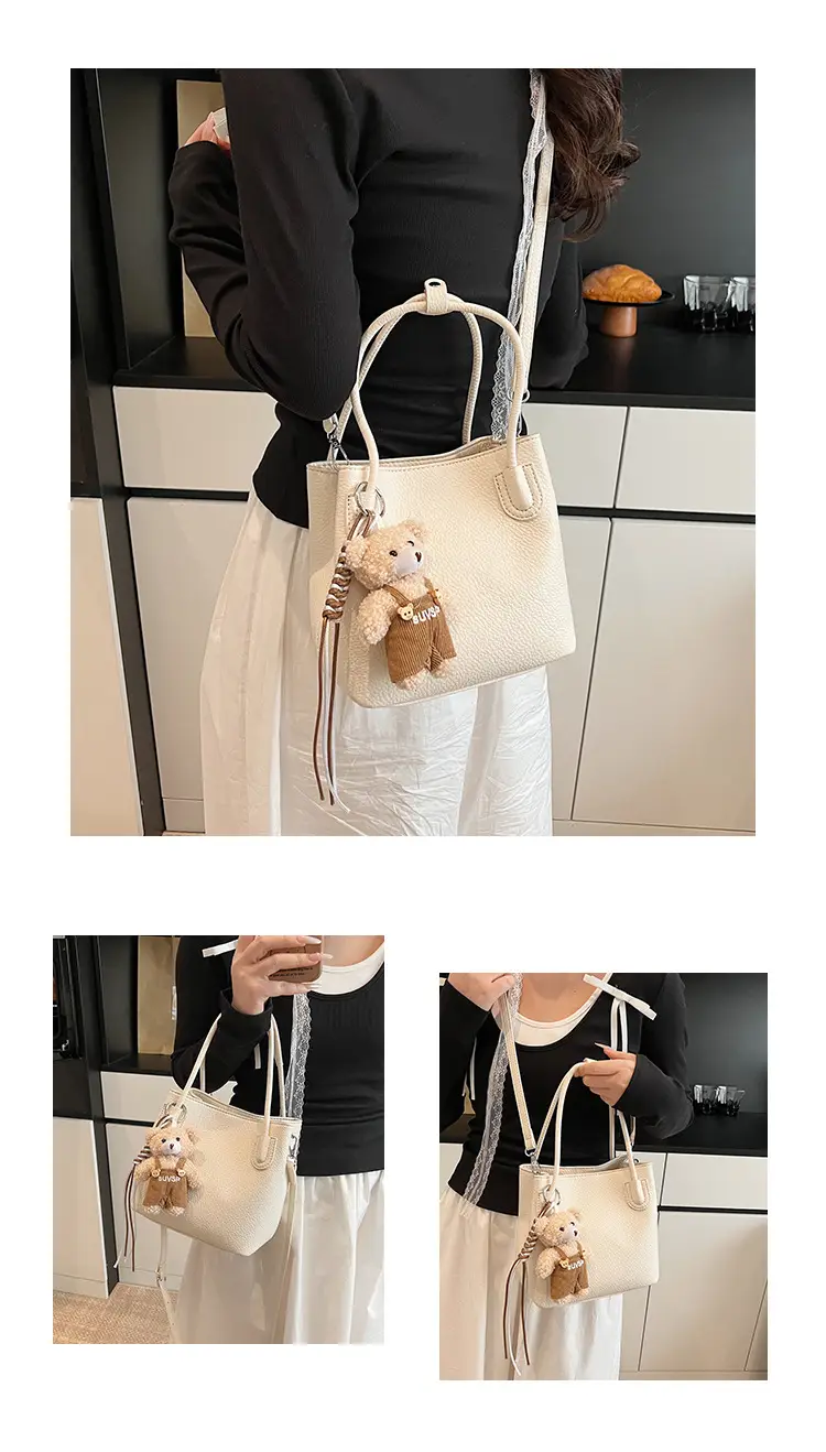 Women Crossbody Bag Black Leather Summer Commuter — feature 12