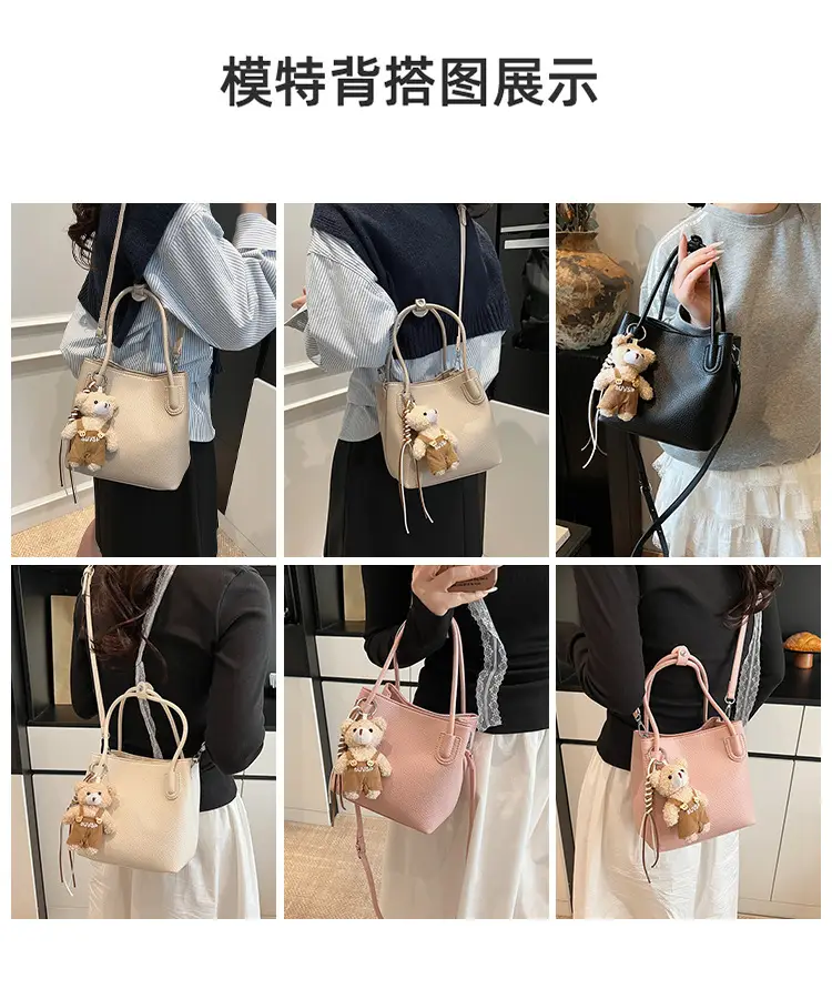 Women Crossbody Bag Black Leather Summer Commuter — feature 9