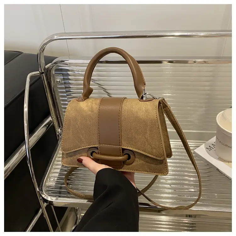 Women's Mini Handheld Bag with Leather Strap — feature 10