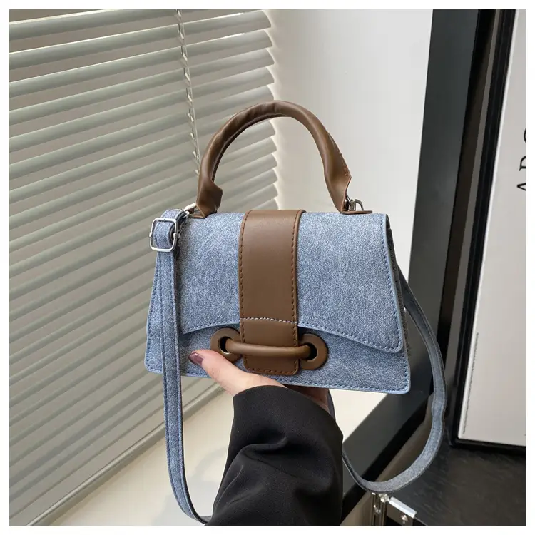 Women's Mini Handheld Bag with Leather Strap — feature 11