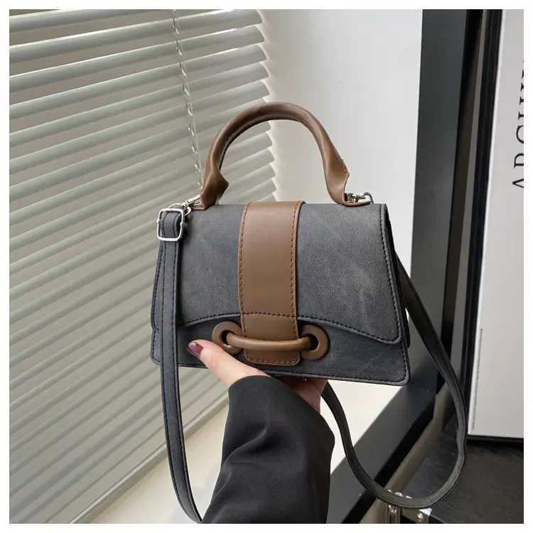Women's Mini Handheld Bag with Leather Strap — feature 13
