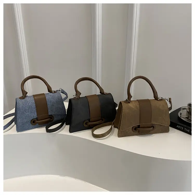 Women's Mini Handheld Bag with Leather Strap — feature 14