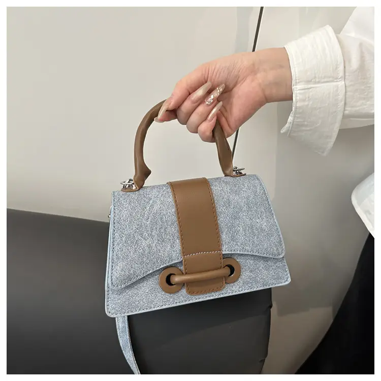 Women's Mini Handheld Bag with Leather Strap — feature 16
