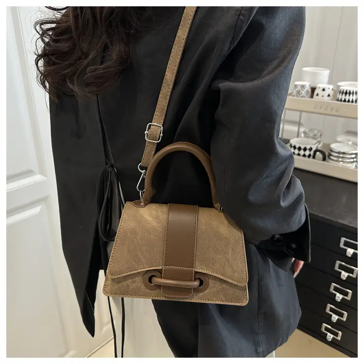 Women's Mini Handheld Bag with Leather Strap — feature 21
