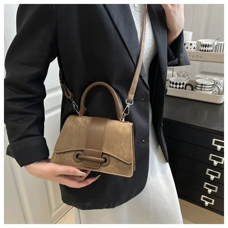 Women's Mini Handheld Bag with Leather Strap — feature 22