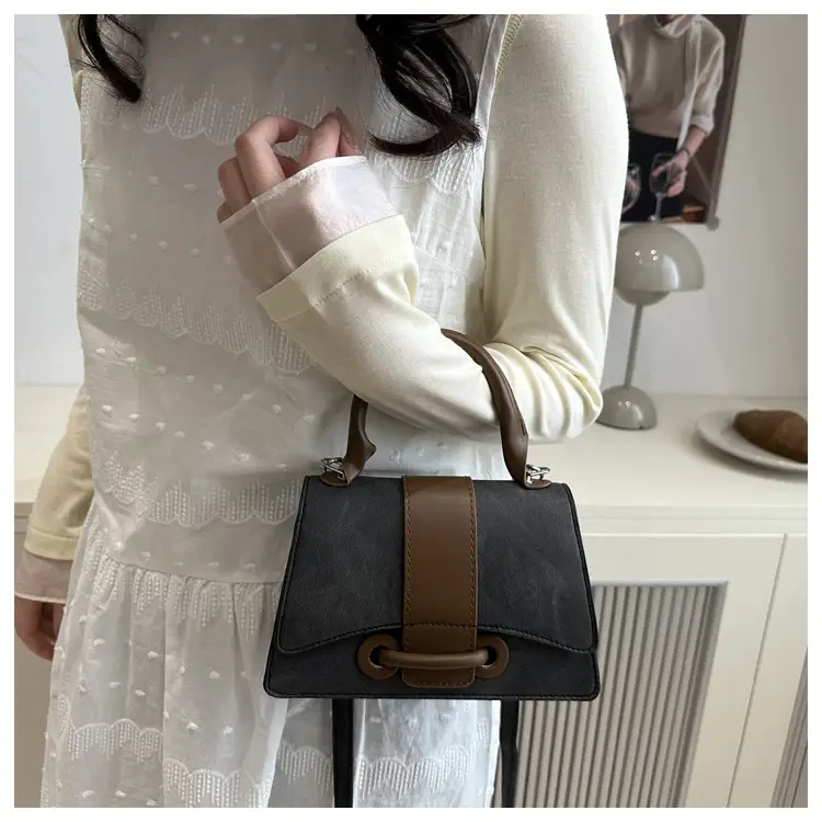 Women's Mini Handheld Bag with Leather Strap — feature 24